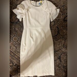 Antonio Melani White Midi Dress